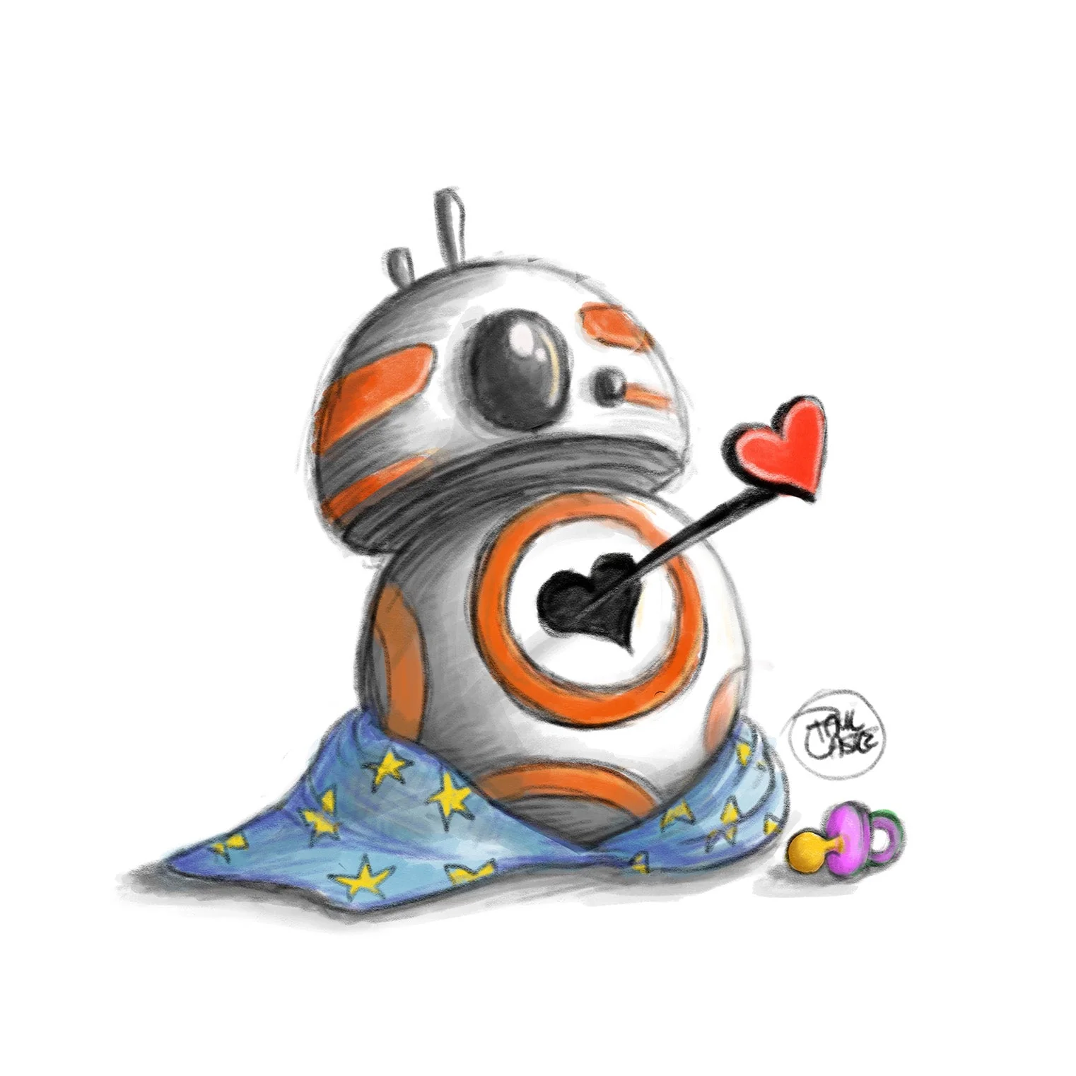 Baby BB - Art Print