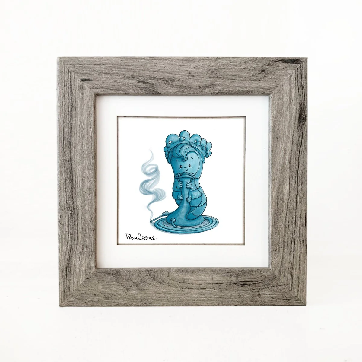 Blue Caterpillar - Art Print - Image 3
