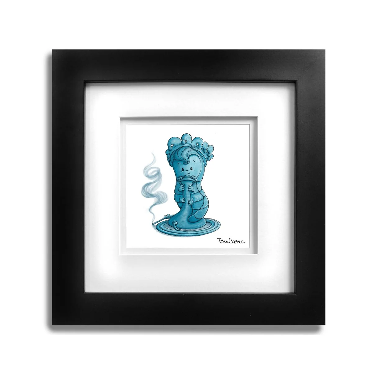 Blue Caterpillar - Art Print - Image 4