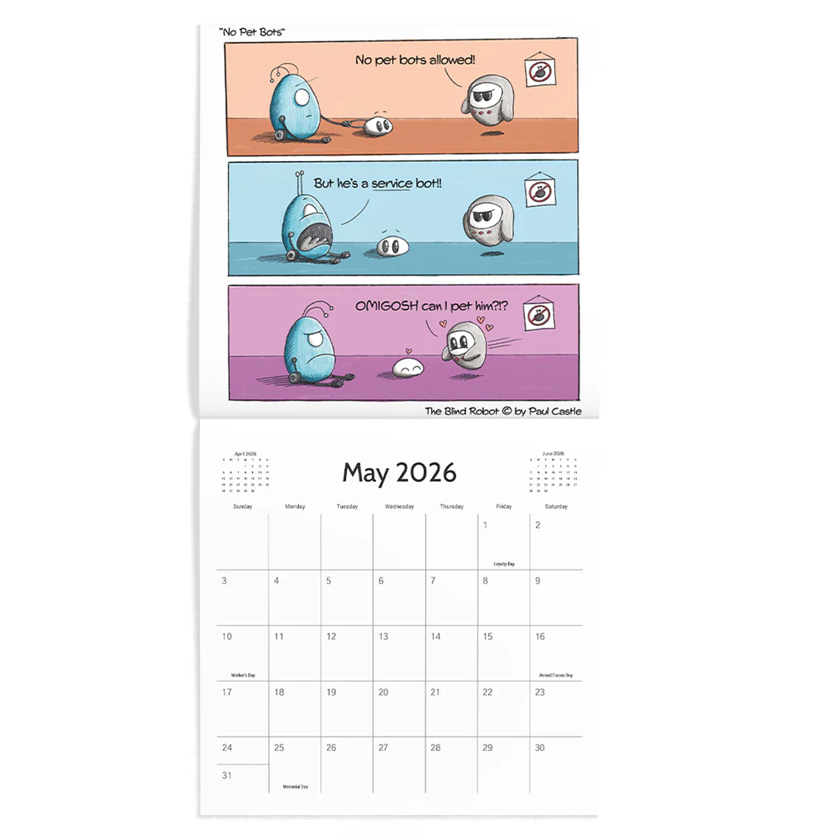The Blind Robot Calendar 2026 - Image 4