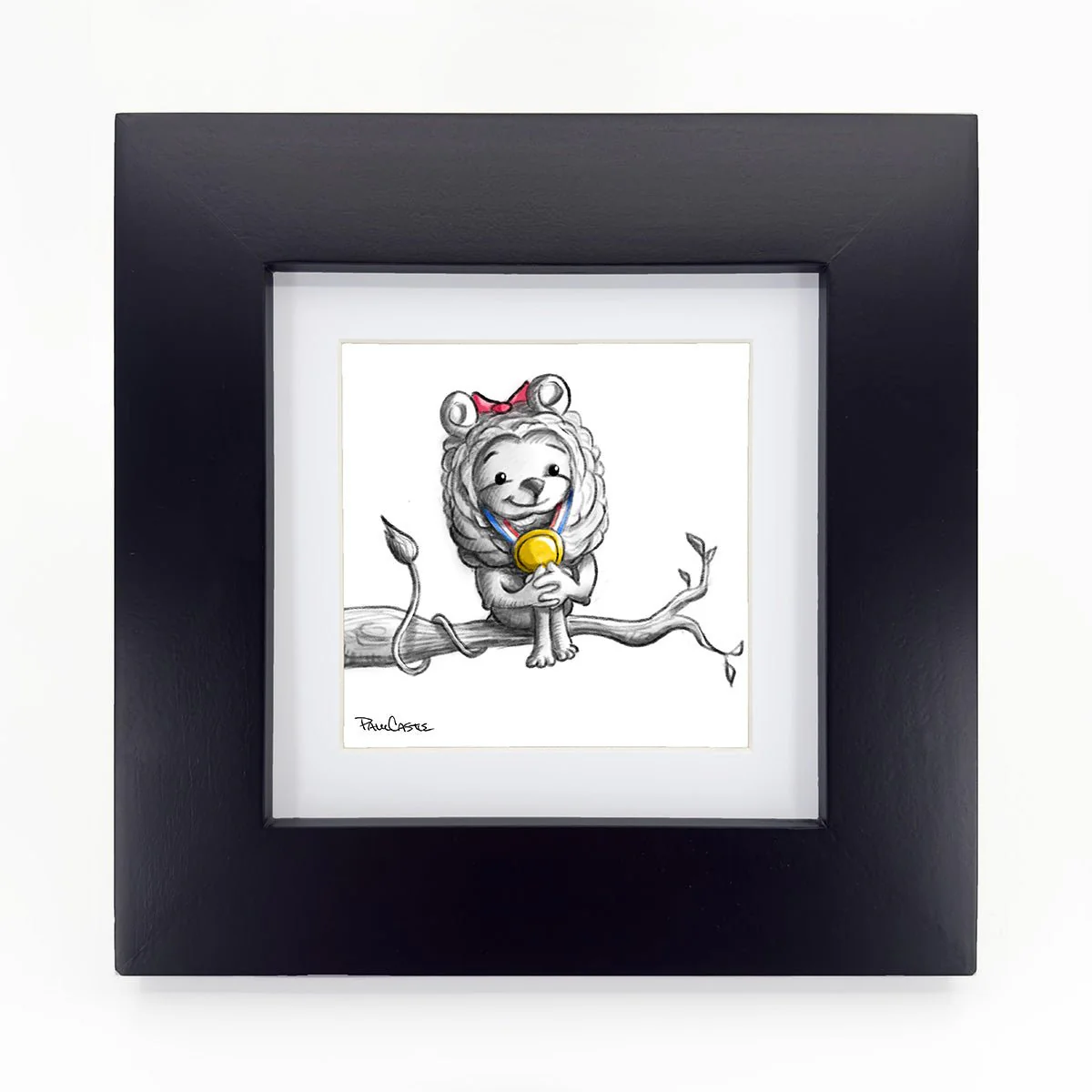 Courageous Lion - Art Print - Image 3