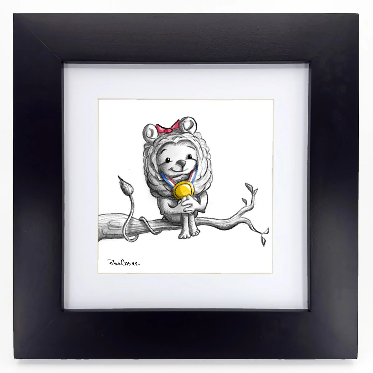Courageous Lion - Art Print - Image 4