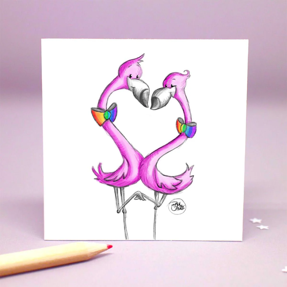 Flamingrooms - Art Print - Image 2