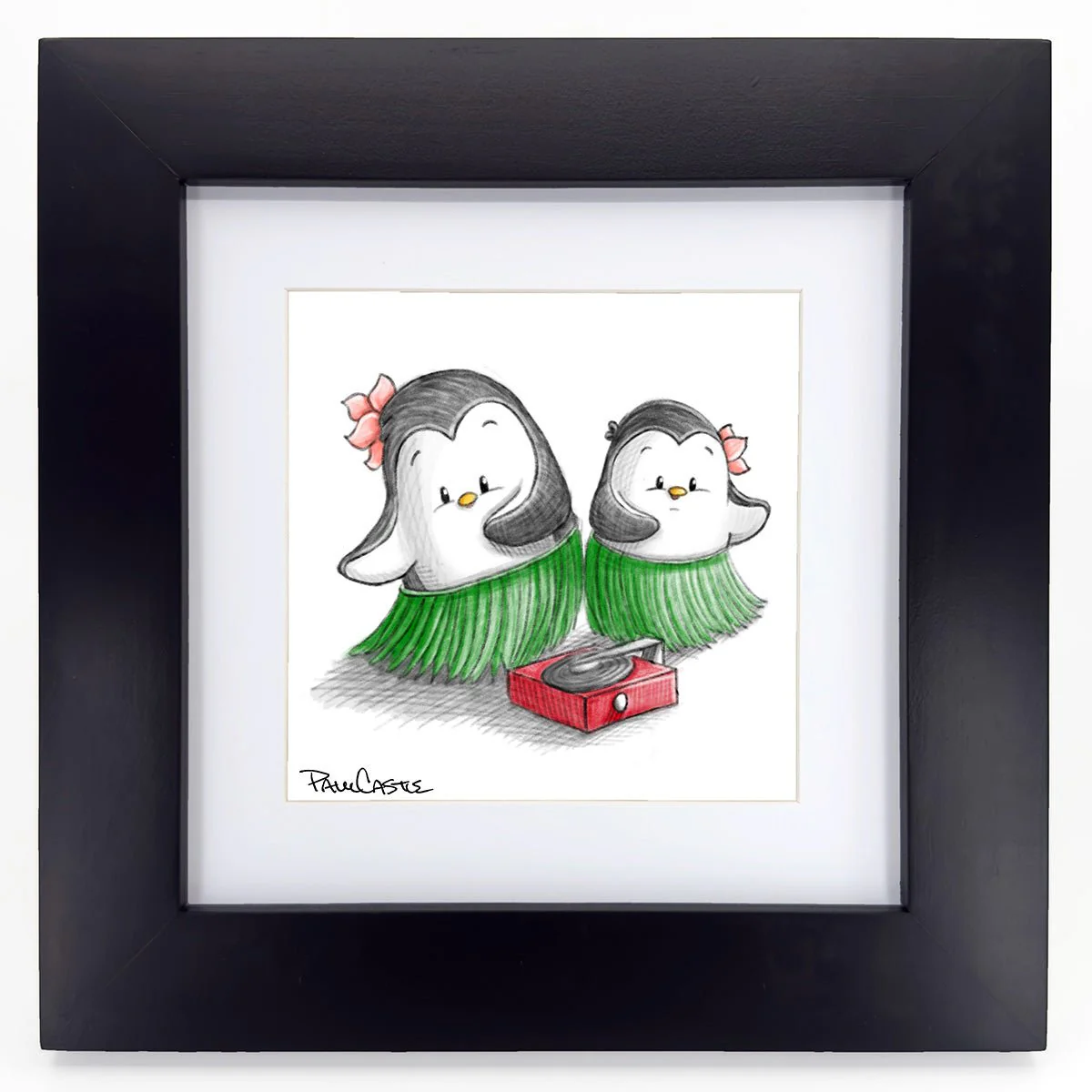 Hula 'Guins - Art Print - Image 4