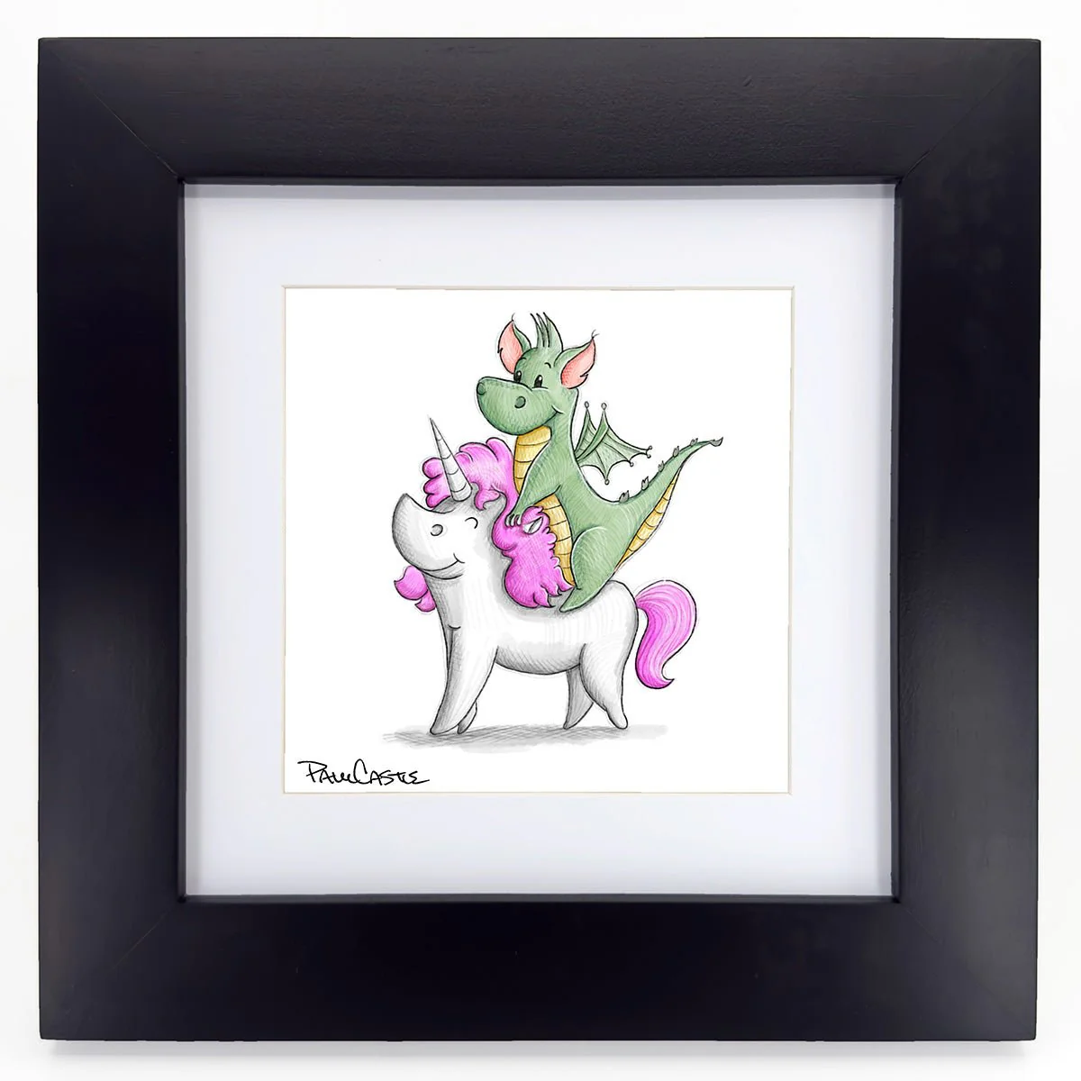 Free Unicorn Rides - Art Print - Image 4