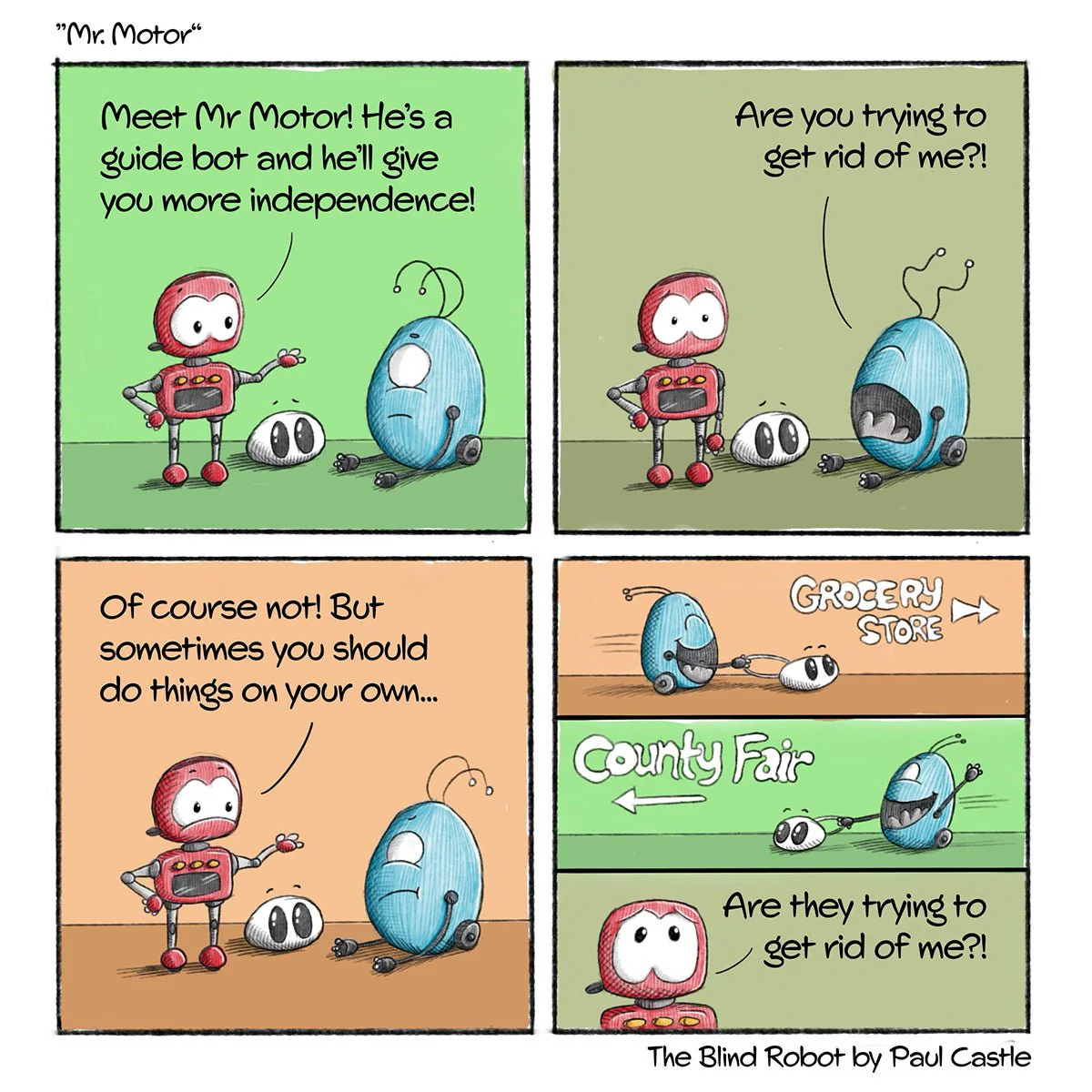 The Blind Robot Cartoon - Comic Collection 1 - Image 3