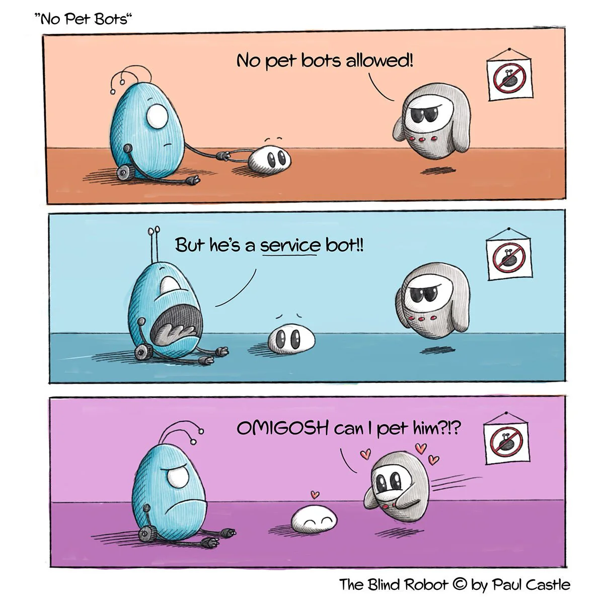 The Blind Robot Cartoon - Comic Collection 1 - Image 5