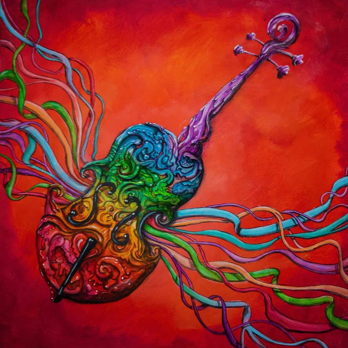 Violin - Painting